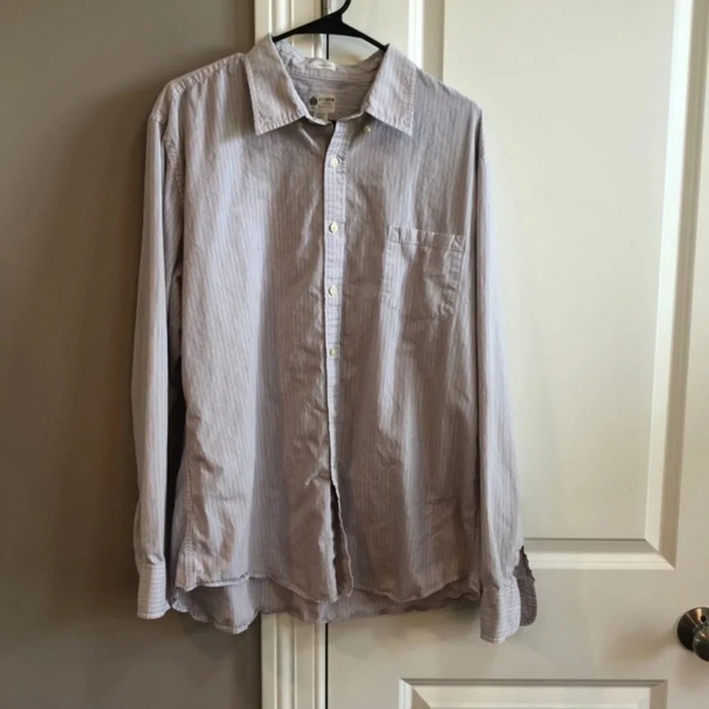 J.Crew‎ Men’s Long Sleeve Button Up Size XL